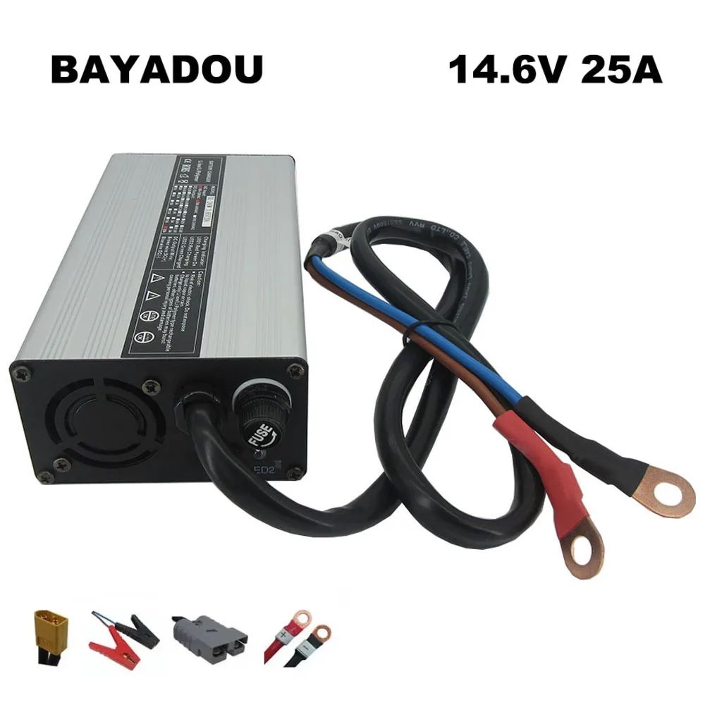 600W 14.6V 25A LiFePO4 Battery Charger Used for 4S 12.8V 14.4V Iron Phosphate 200AH Fast Charger Output Alligator Crocodile Clip
600W 14.6V 25A LiFePO4 Battery Charger Used for 4S 12.8V 14.4V Iron Phosphate 200AH Fast Charger Output Alligator Crocodile Clip