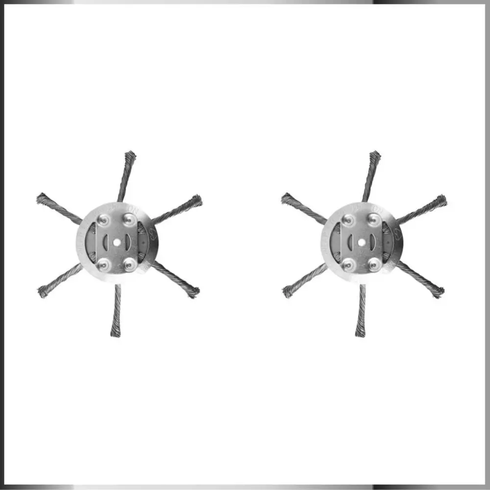 6 Inch Steel Wire Brush Cutter Trimmer Head Wired Trimmer Blade (6 Blades)
6 Inch Steel Wire Brush Cutter Trimmer Head Wired Trimmer Blade (6 Blades)