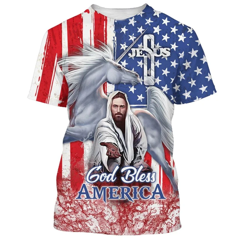 Christian Jesus Men's T Shirt Top 3D Print Oversized Short Sleeve Tees Harajuku Streetwear Summer Fashion Clothes Loose Tops Tee
Christian Jesus Men's T Shirt Top 3D Print Oversized Short Sleeve Tees Harajuku Streetwear Summer Fashion Clothes Loose Tops Tee