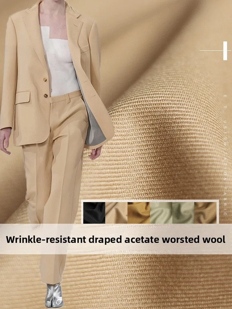 Talin Anti-Wrinkle Acetate Woolen Fabric Women's Spring Autumn Suit Outerwear Clothing Material Fine Spun Faionable Chinese...
Talin Anti-Wrinkle Acetate Woolen Fabric Women's Spring Autumn Suit Outerwear Clothing Material Fine Spun Faionable Chinese...