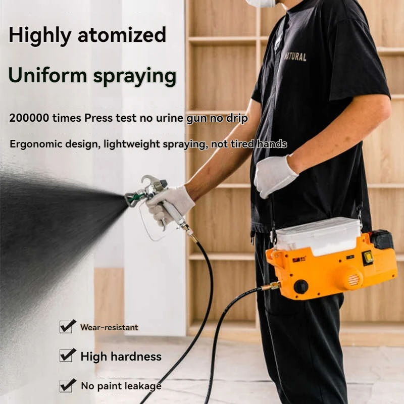 Spraying Machine New Backpack electric high powerHigh Voltage Handheld Airless Sprayer Lithium Battery Professional Paint spray
Spraying Machine New Backpack electric high powerHigh Voltage Handheld Airless Sprayer Lithium Battery Professional Paint spray