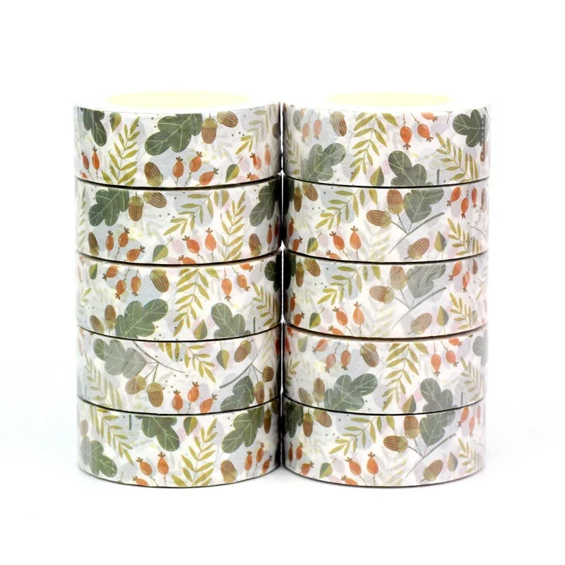 Bulk NEW 10PCS./Lot Decor Leaves and nut Spring Washi Tapes for Scrapbooking Planner Adhesive Masking Tape Cute Stationery
Bulk NEW 10PCS./Lot Decor Leaves and nut Spring Washi Tapes for Scrapbooking Planner Adhesive Masking Tape Cute Stationery