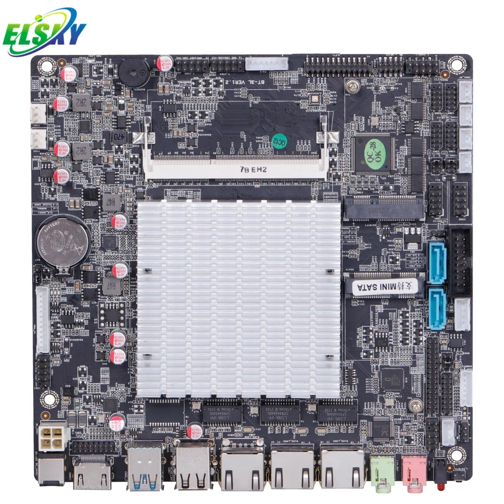 2025 ELSKY Hot Sale Dual Cores J1800 J1900 J2900 CPU 4 LAN PfSense Unix Bypass Network Security Motherboard 
2025 ELSKY Hot Sale Dual Cores J1800 J1900 J2900 CPU 4 LAN PfSense Unix Bypass Network Security Motherboard