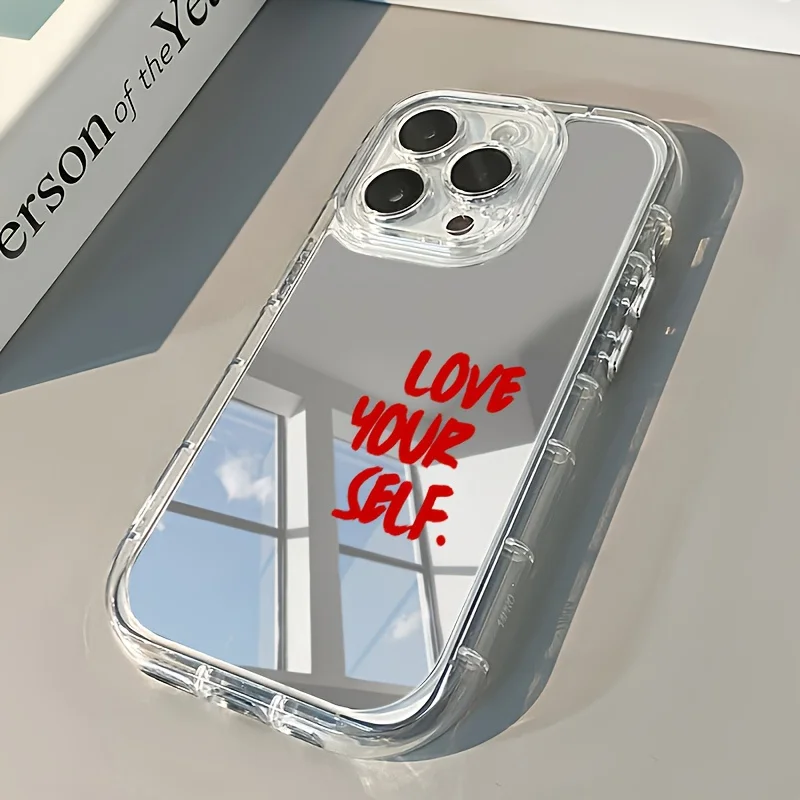 Self-Love Mirror Surface Phone Case For iPhone 17 16 15 Pro Max 14 13 12 11 7 8 Plus X XR XS MAX SE2 Shockproof Soft Cover
Self-Love Mirror Surface Phone Case For iPhone 17 16 15 Pro Max 14 13 12 11 7 8 Plus X XR XS MAX SE2 Shockproof Soft Cover