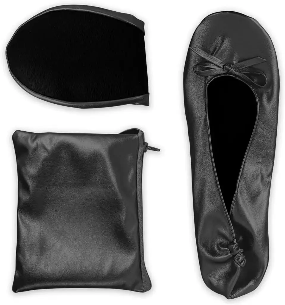 Foldable Ballet Flats for Women Travel Portable Roll Up Shoes with Pouch
Foldable Ballet Flats for Women Travel Portable Roll Up Shoes with Pouch