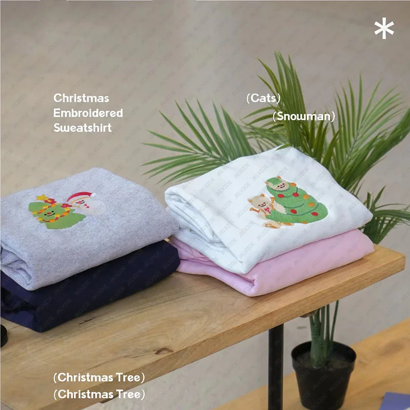 Christmas Style Women Round Neck Long Sleeved Sweatshirt Cartoon Cute Christmas Tree Print Pure Cotton Harajuku Hoodies Y2K Tops
Christmas Style Women Round Neck Long Sleeved Sweatshirt Cartoon Cute Christmas Tree Print Pure Cotton Harajuku Hoodies Y2K Tops
