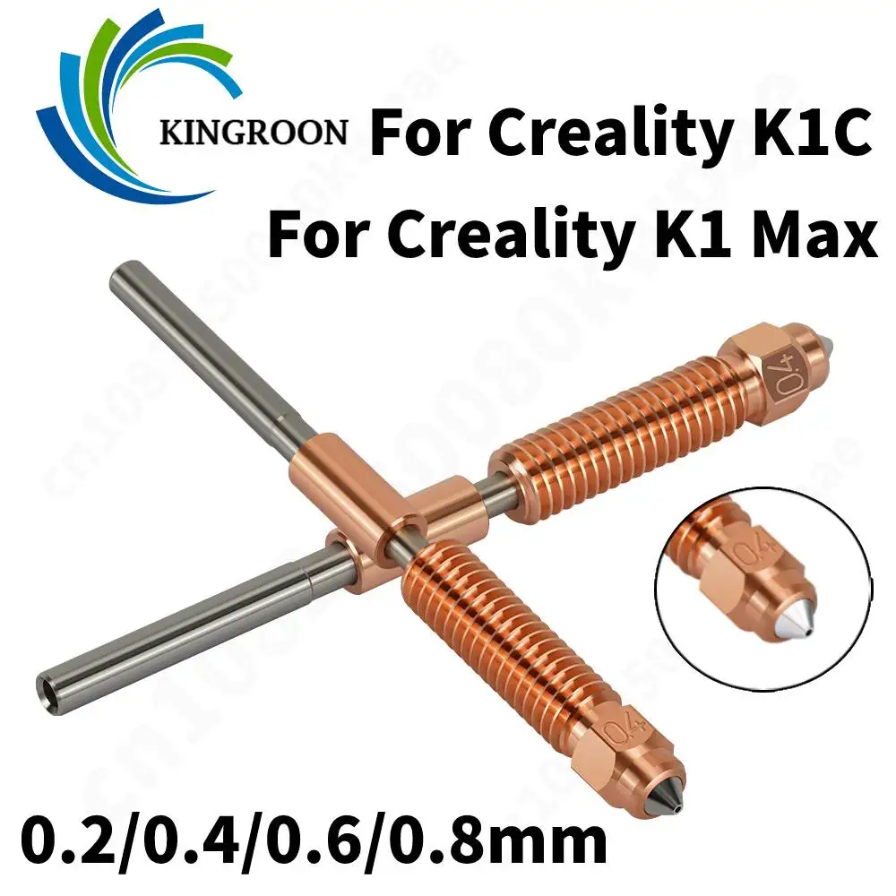 Для Creality K1C/K1 Max Hotend керамический нагревательный блок, комплект деталей для 3D-принтера, набор сопел с быстрой заменой, устойчивость к разрыву тепла, горячий конец
Для Creality K1C/K1 Max Hotend керамический нагревательный блок, комплект деталей для 3D-принтера, набор сопел с быстрой заменой, устойчивость к разрыву тепла, горячий конец