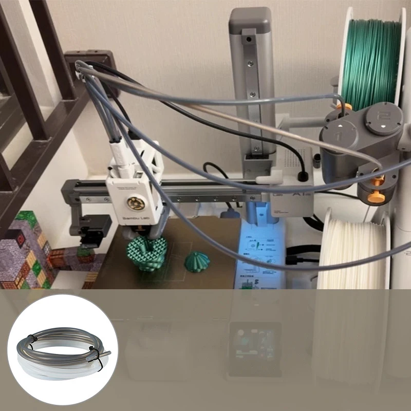 1 шт. для экструдера Bowden Creality K1C Ender 3 V3, трубка из ПТФЭ, J-образная головка, Hotend 1,75 мм, внутренний диаметр нити 2 мм/2,5 мм, наружный диаметр 4 мм, детали 3D-принтера 
1 шт. для экструдера Bowden Creality K1C Ender 3 V3, трубка из ПТФЭ, J-образная головка, Hotend 1,75 мм, внутренний диаметр нити 2 мм/2,5 мм, наружный диаметр 4 мм, детали 3D-принтера