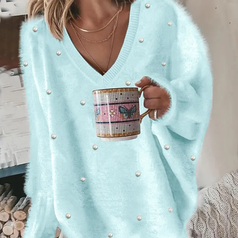 Гипоаллергенный топ с ручной вышивкой и глубоким V-образным вырезом, легкий ультра уютный топ, удобный плюшевый пуловер большого размера
Гипоаллергенный топ с ручной вышивкой и глубоким V-образным вырезом, легкий ультра уютный топ, удобный плюшевый пуловер большого размера