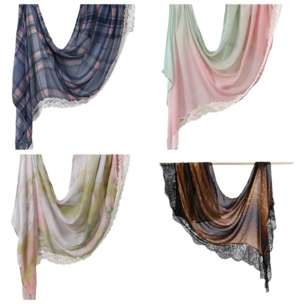 High Quality 180*70cm Hijab Scarf Sun Protection Lace Edge Shawl Long Wraps Breathable Turban Bandana for Women
High Quality 180*70cm Hijab Scarf Sun Protection Lace Edge Shawl Long Wraps Breathable Turban Bandana for Women