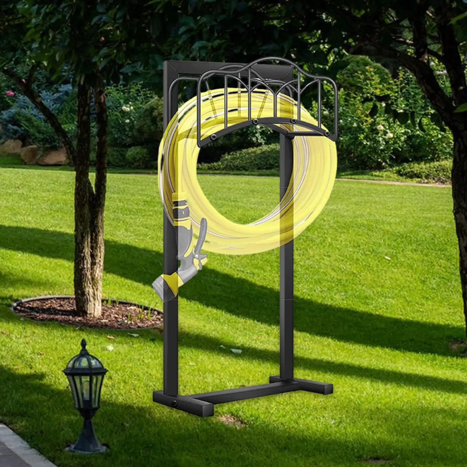 Органайзер для хранения садового шланга, съемный металлический держатель для шланга, катушка для садового шланга для улицы и газона
Органайзер для хранения садового шланга, съемный металлический держатель для шланга, катушка для садового шланга для улицы и газона