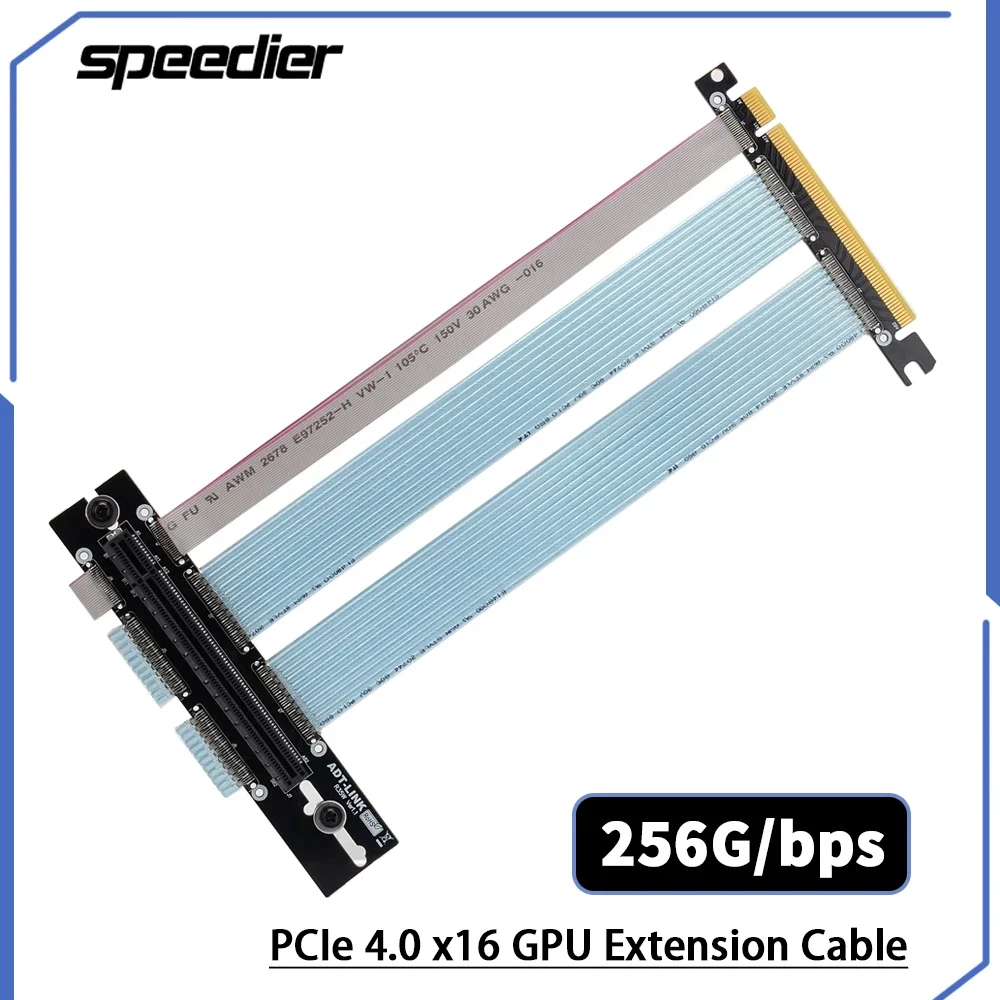 Высокоскоростной удлинительный кабель для видеокарты ПК Riser PCIe 4.0 X16, 16 кабелей Riser для графического процессора, 90 градусов, вертикальный для ASUS ATX ROG Chassis
Высокоскоростной удлинительный кабель для видеокарты ПК Riser PCIe 4.0 X16, 16 кабелей Riser для графического процессора, 90 градусов, вертикальный для ASUS ATX ROG Chassis