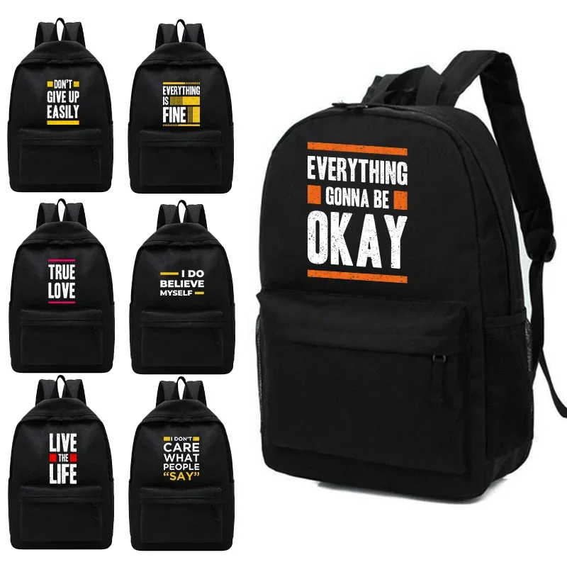 2024 Women School Backpack Phrase Letter Canvas Bagpack Female Anti Theft Rucksack Casual Lady Travel Backpacks Korean Back Pack
2024 Women School Backpack Phrase Letter Canvas Bagpack Female Anti Theft Rucksack Casual Lady Travel Backpacks Korean Back Pack