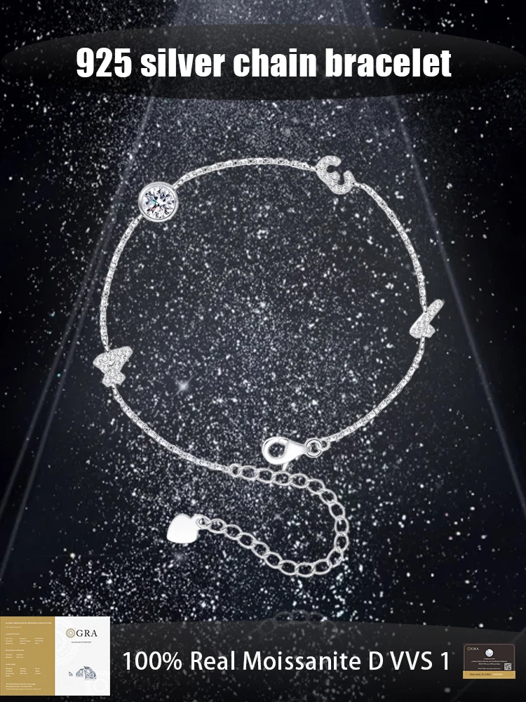 925 silver chain bracelet Moissanite Bracelet romantic Light luxury Letter Number 30 Bracelets For Women Wedding Jewelry Gfit
925 silver chain bracelet Moissanite Bracelet romantic Light luxury Letter Number 30 Bracelets For Women Wedding Jewelry Gfit