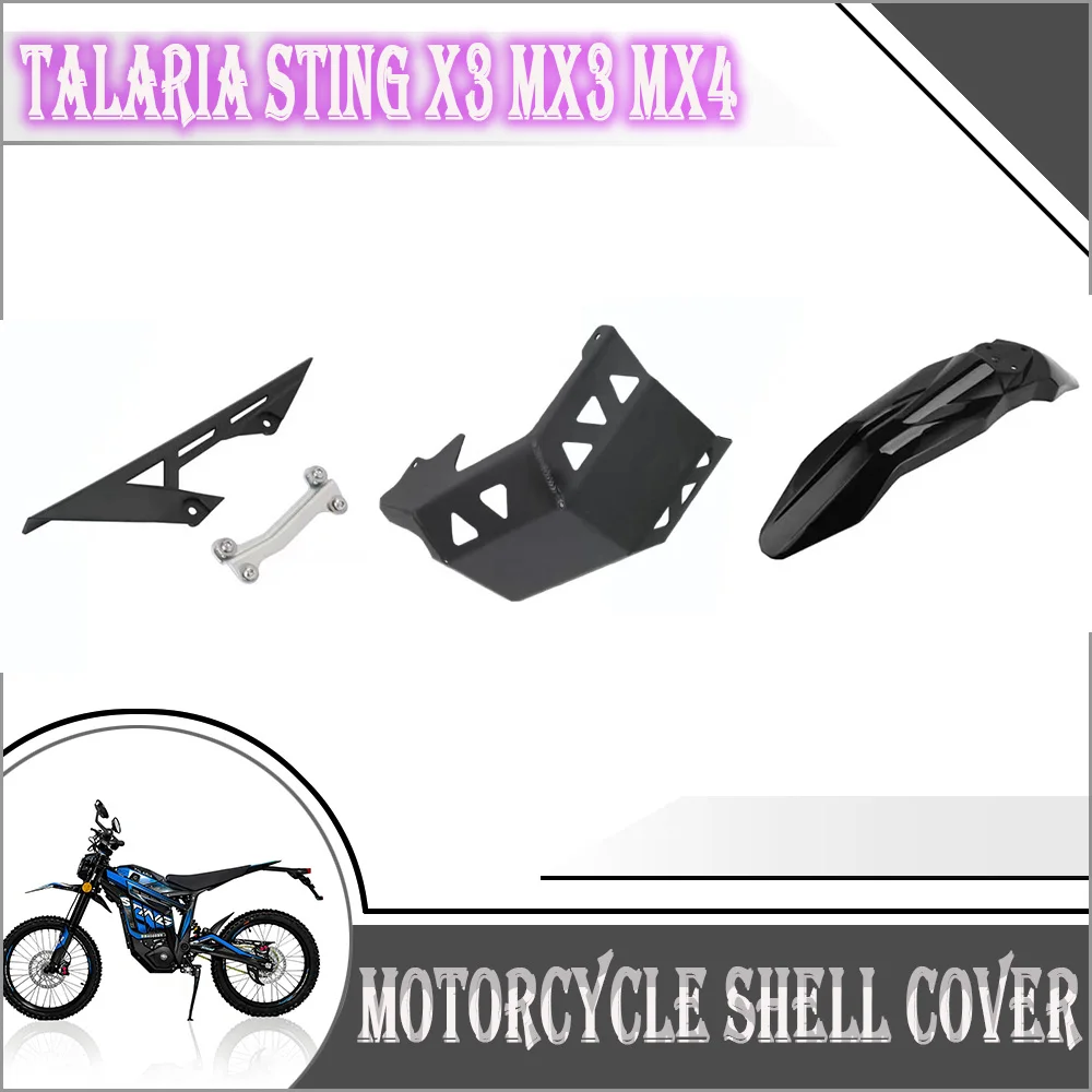 Motor cover, central control, rear fender and lower motor guard plate modified shell cover for Talaria Sting X3 MX3 MX4
Motor cover, central control, rear fender and lower motor guard plate modified shell cover for Talaria Sting X3 MX3 MX4