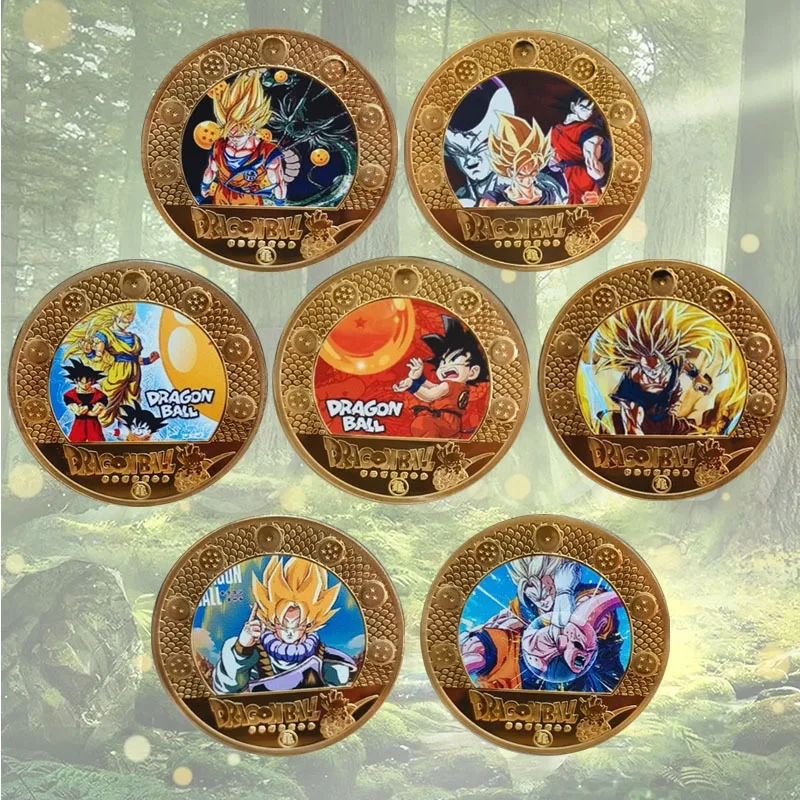 Dragon Ball Japanese Anime Collection Coin Commemorative Coin Super Saiyan Gold Metal Coin Toy Gift Anime Merchandise
Dragon Ball Japanese Anime Collection Coin Commemorative Coin Super Saiyan Gold Metal Coin Toy Gift Anime Merchandise