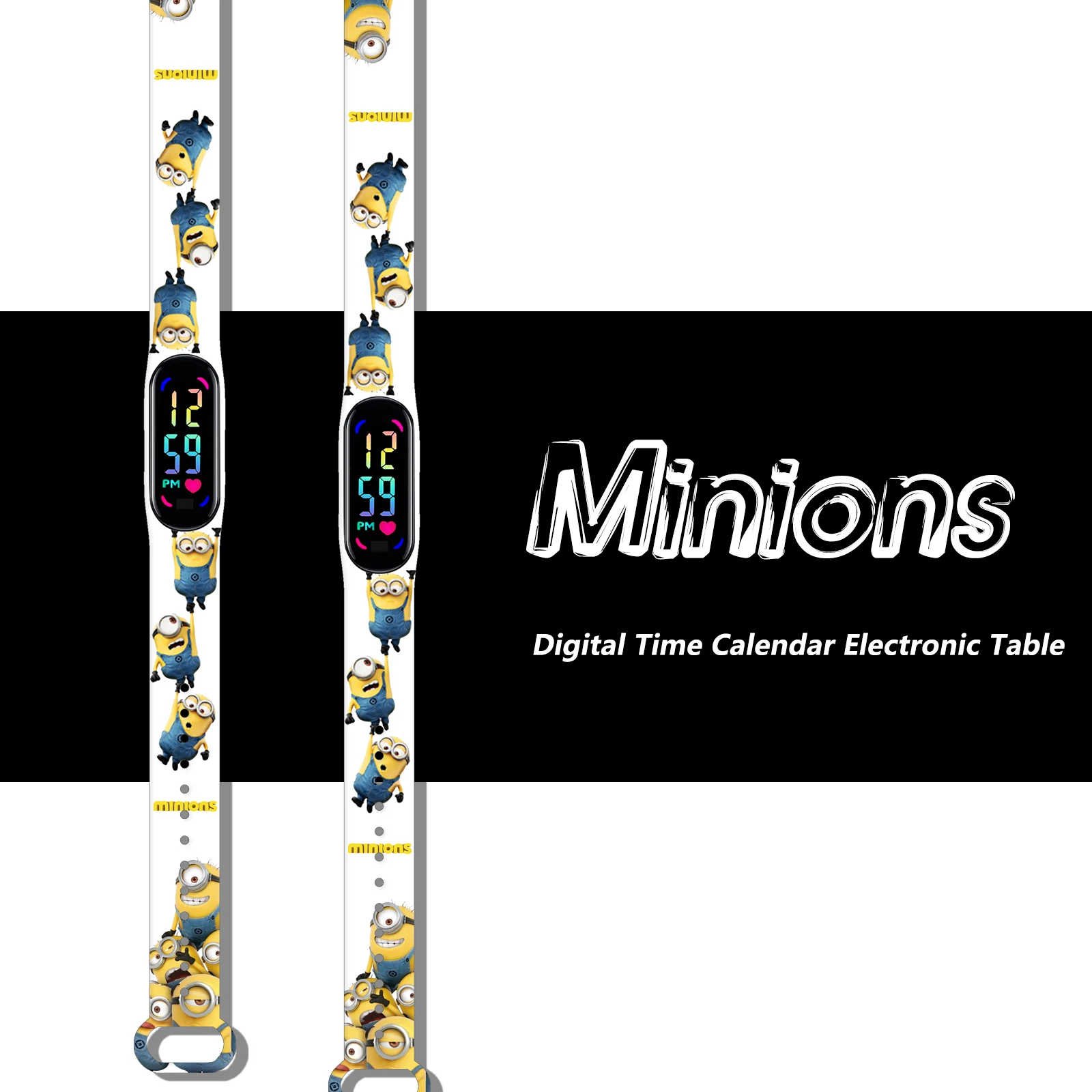 Minions Series Printed Wristband for Xiaomi Mi Band 10 Wrist Strap Replaceable Bracelet for Mi Band 9/8/NFC Smart Watchband
Minions Series Printed Wristband for Xiaomi Mi Band 10 Wrist Strap Replaceable Bracelet for Mi Band 9/8/NFC Smart Watchband