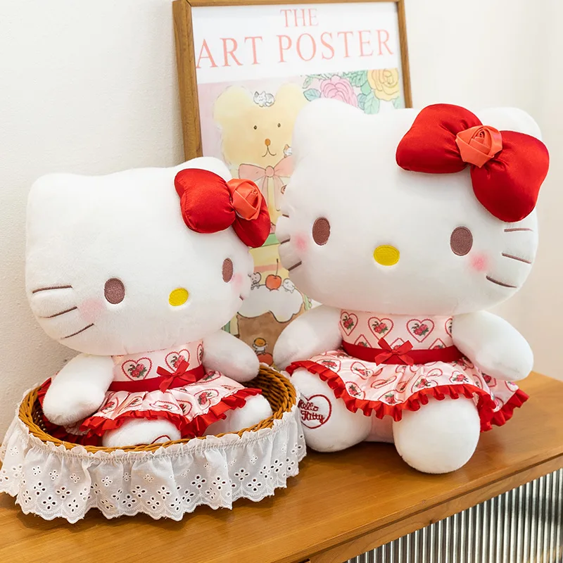 30/40/50/60cm Hello Kitty Plush Toy Rose Bow Heart Print Dress Big Stuffed Soft Pillow Cushion Companion Doll Girl Birthday Gift
30/40/50/60cm Hello Kitty Plush Toy Rose Bow Heart Print Dress Big Stuffed Soft Pillow Cushion Companion Doll Girl Birthday Gift