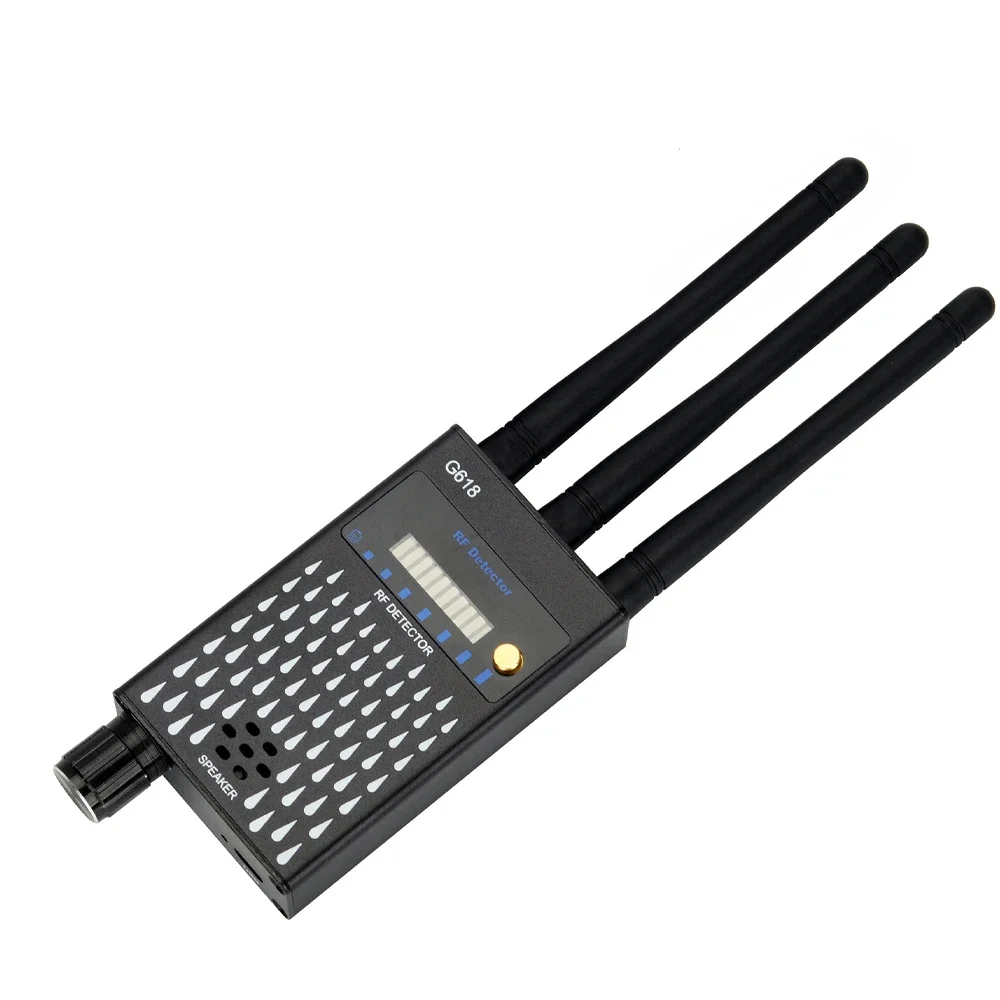 Protable G618 Anti Listening Anti Peeping Hidden WiFi Camera Detector GPS Wireless Signal Detector
Protable G618 Anti Listening Anti Peeping Hidden WiFi Camera Detector GPS Wireless Signal Detector