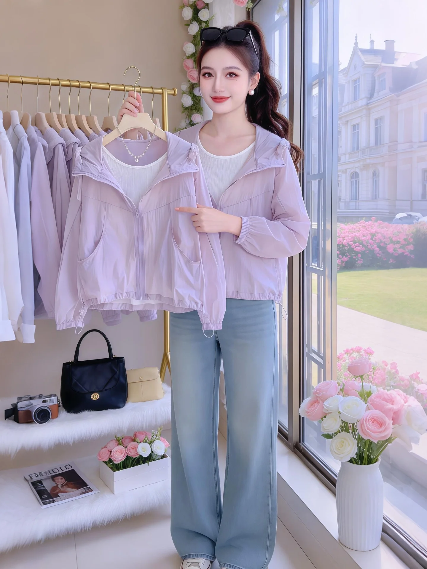 2026 New Fashionable Ice Silk Quick Dry Outdoor Lightweight Loose Women's Sun Protection Clothing Breathable UV Protection Ja...
2026 New Fashionable Ice Silk Quick Dry Outdoor Lightweight Loose Women's Sun Protection Clothing Breathable UV Protection Ja...