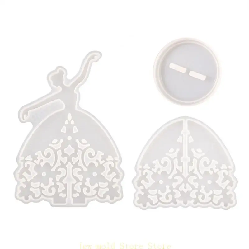 C71B Flower Card Dancing Girl Bracket Mold Diy Mold Earrings Ring Display Stand Jewelry Stand Silicone Mold
C71B Flower Card Dancing Girl Bracket Mold Diy Mold Earrings Ring Display Stand Jewelry Stand Silicone Mold