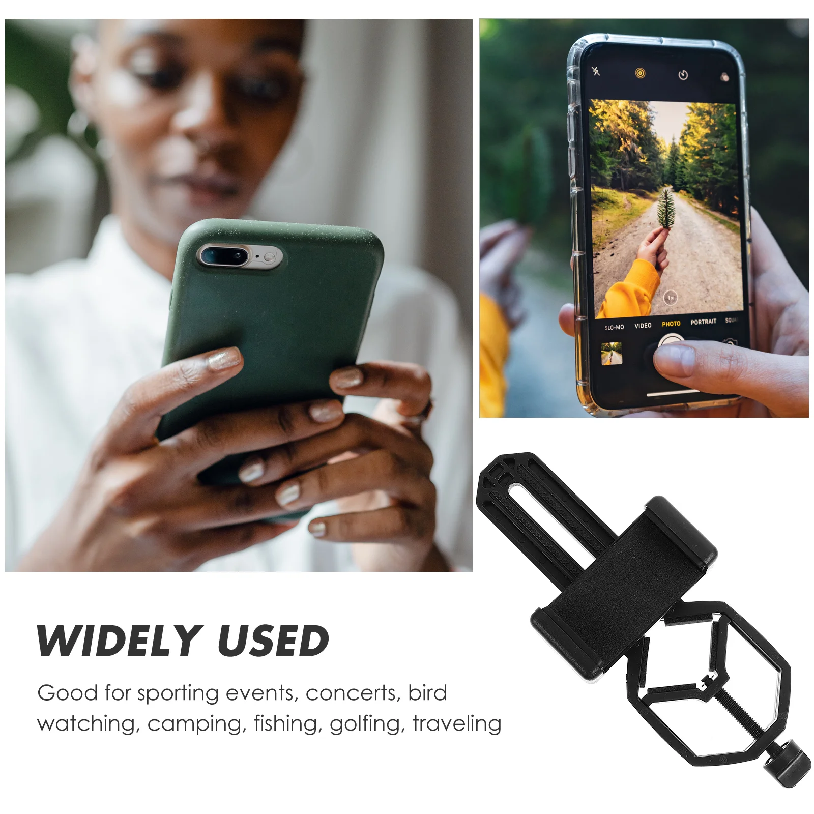 Microscope Phone Photography Holder Cellphone Telescope Clip for 61mm 93mm Devices Monocular Bracket Travel Birdwatching Camping
Microscope Phone Photography Holder Cellphone Telescope Clip for 61mm 93mm Devices Monocular Bracket Travel Birdwatching Camping