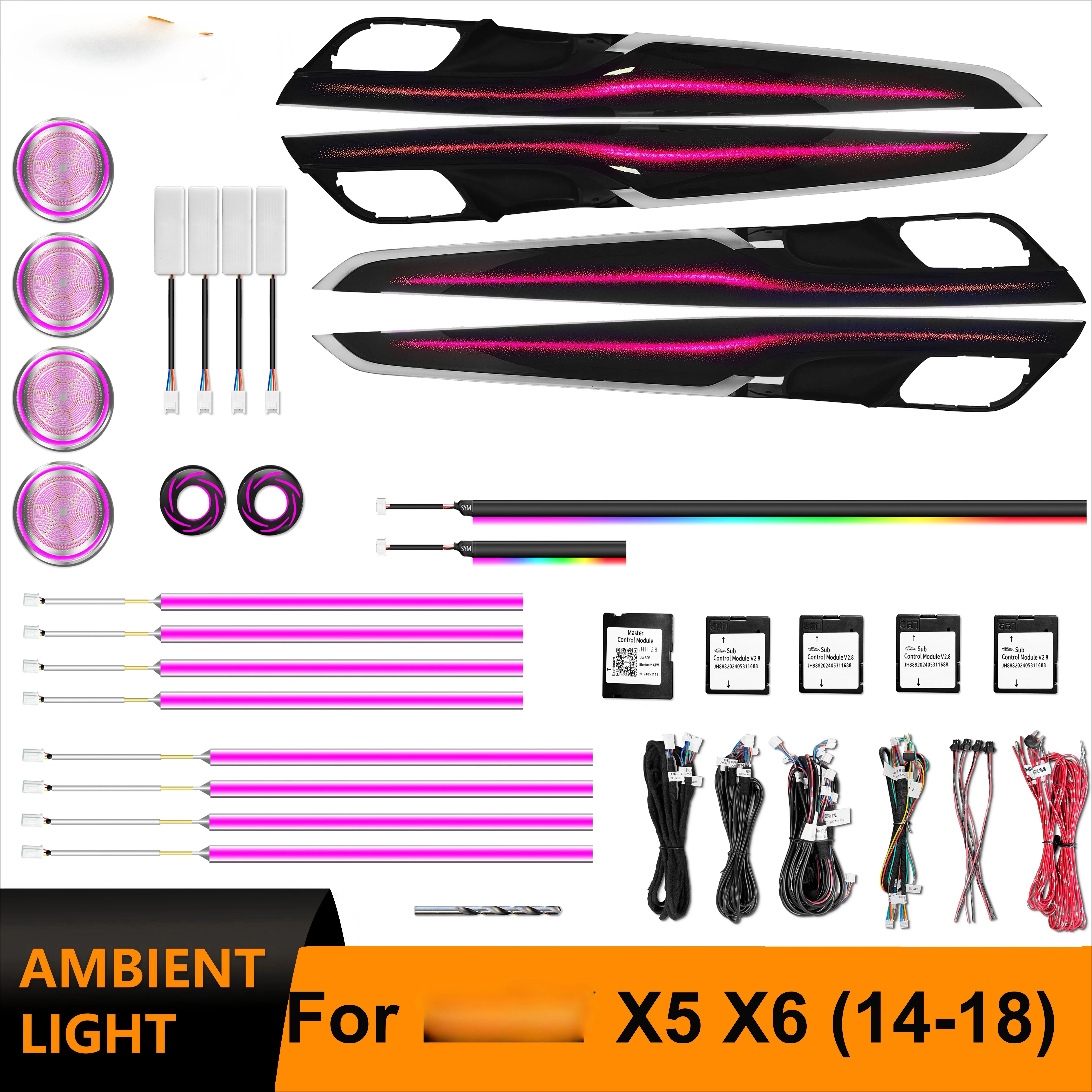 Cardoo Dynamic Galaxy Ambient Light for X5 F15 X6 F16 2014-2018 Upgrade 64color Car Interior Atmosphere Lamp Kit Accessories
Cardoo Dynamic Galaxy Ambient Light for X5 F15 X6 F16 2014-2018 Upgrade 64color Car Interior Atmosphere Lamp Kit Accessories