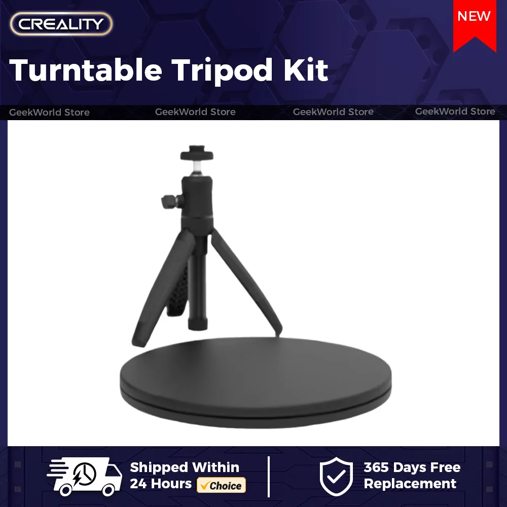 Оригинальный 3D-сканер Creality, поворотный стол и комплект штатива с ручкой для CR-Scan Otter/Raptor, аксессуары для 3D-сканера
Оригинальный 3D-сканер Creality, поворотный стол и комплект штатива с ручкой для CR-Scan Otter/Raptor, аксессуары для 3D-сканера