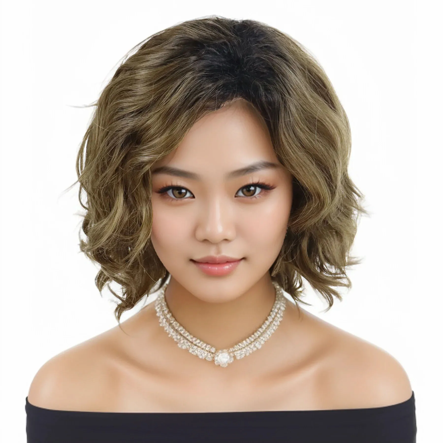 GNIMEGIL Synthetic Womens Curly Wig with Bangs Short Bob Wig Mixed Brown Hair Daily Cosplay Halloween Party Elegant Mommy Wig
GNIMEGIL Synthetic Womens Curly Wig with Bangs Short Bob Wig Mixed Brown Hair Daily Cosplay Halloween Party Elegant Mommy Wig