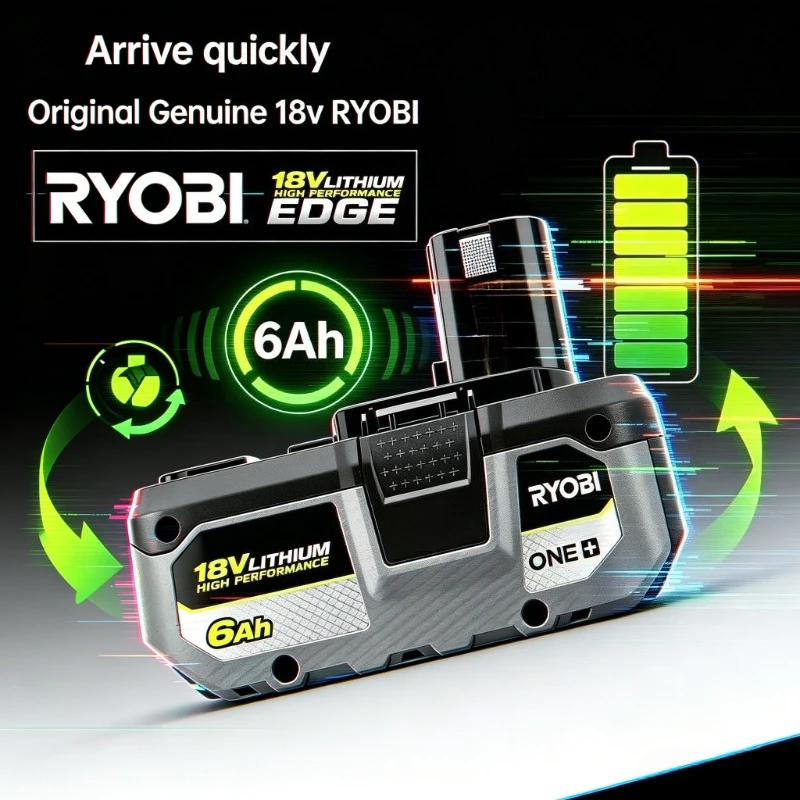 For RYOBI high-performance lithium battery 18V low self discharge, suitable for all tools P104, P107 P108 P109 RB18L20
For RYOBI high-performance lithium battery 18V low self discharge, suitable for all tools P104, P107 P108 P109 RB18L20