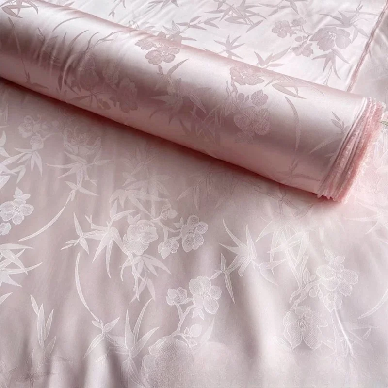 Spring and Summer silk jacquard satin flowered fabric perforated Hanfu cheongsam shirt Chinese-style
Spring and Summer silk jacquard satin flowered fabric perforated Hanfu cheongsam shirt Chinese-style