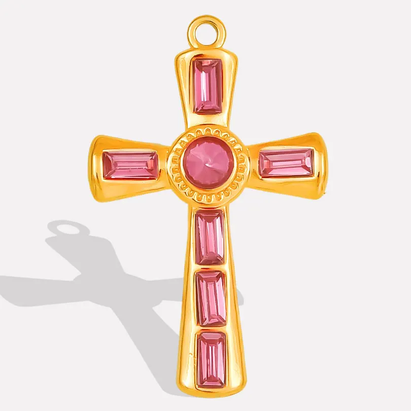 5Pcs/Lot Cross Series High Quality Colorful Stainless Steel Pendants Making Jewelry DIY Metal Accessories Crafts Material Bulk
5Pcs/Lot Cross Series High Quality Colorful Stainless Steel Pendants Making Jewelry DIY Metal Accessories Crafts Material Bulk