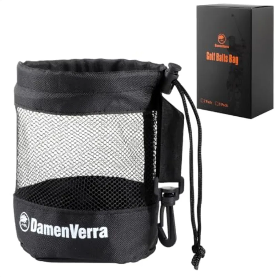 Golf Ball BagsNylon Mesh Golf Ball bag Pouch with Bagwith Sliding Drawstring Cord Lock Closure Can Hold 20 Golf Balls Golf Ball
Golf Ball BagsNylon Mesh Golf Ball bag Pouch with Bagwith Sliding Drawstring Cord Lock Closure Can Hold 20 Golf Balls Golf Ball