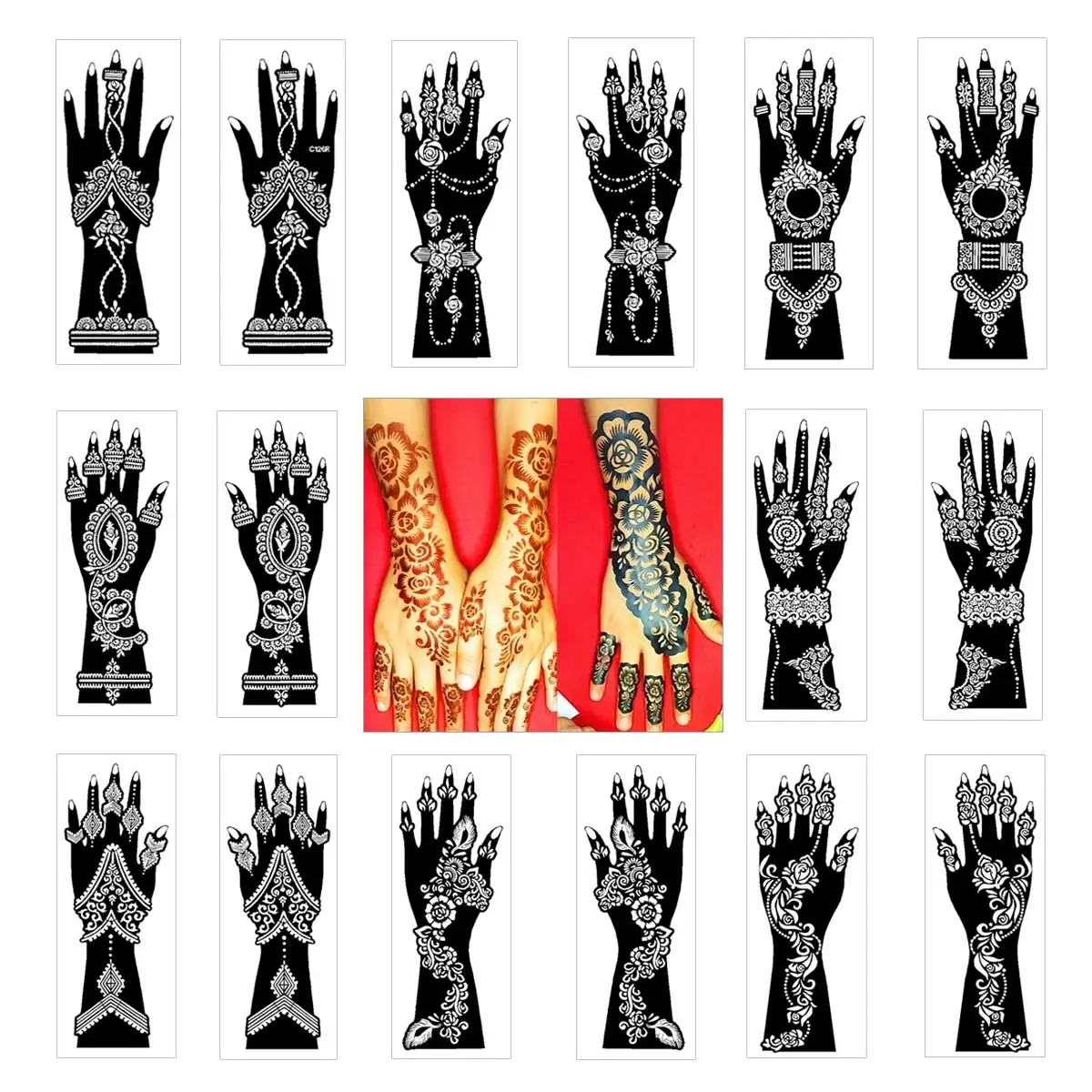 8 шт. трафаретов для татуировок с цветочным узором для женщин, шаблоны для татуировок на Рамадан/свадебный праздник, декор для рук, пальцев и рук
8 шт. трафаретов для татуировок с цветочным узором для женщин, шаблоны для татуировок на Рамадан/свадебный праздник, декор для рук, пальцев и рук