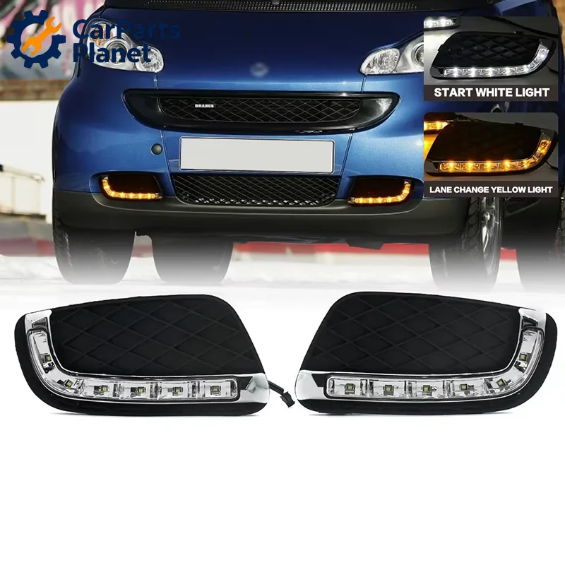 2 PCS Single Color LED Daytime Running Lights Turn Fog Lamp For Mercedes Smart 2008-2011 Models Automotive Lighting Accessories
2 PCS Single Color LED Daytime Running Lights Turn Fog Lamp For Mercedes Smart 2008-2011 Models Automotive Lighting Accessories