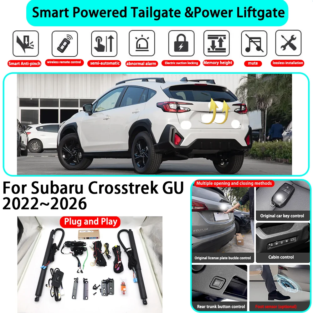 for Subaru Crosstrek GU 2022~2026 OEM Smart Automatic Powered Tailgate Electric Power Tailgate Lift Kit Key Close
for Subaru Crosstrek GU 2022~2026 OEM Smart Automatic Powered Tailgate Electric Power Tailgate Lift Kit Key Close