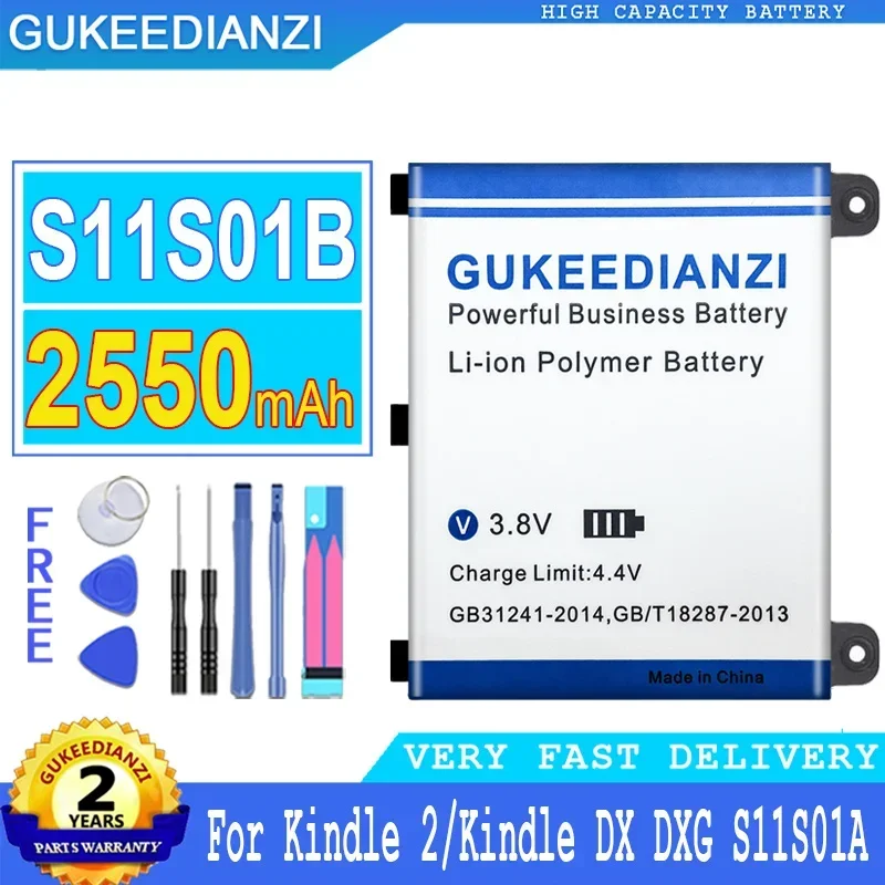 Для Amazon Kindle 2 и Kindle DX DXG D00511 D00701 D00801, S11S01A S11S01B аккумулятор для планшета 2550 мАч
Для Amazon Kindle 2 и Kindle DX DXG D00511 D00701 D00801, S11S01A S11S01B аккумулятор для планшета 2550 мАч