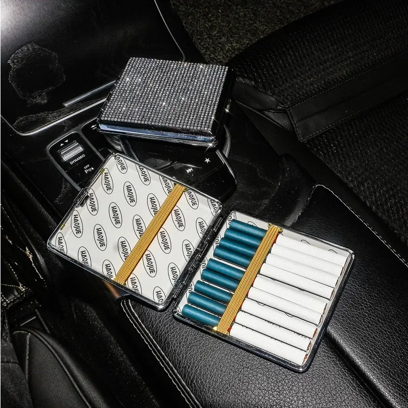 Portable Luxury Rhinestone Diamond Cigarette Case for 20 Cigarettes Shiny Bling Women Smoking Storage Box Organizer Holder
Portable Luxury Rhinestone Diamond Cigarette Case for 20 Cigarettes Shiny Bling Women Smoking Storage Box Organizer Holder