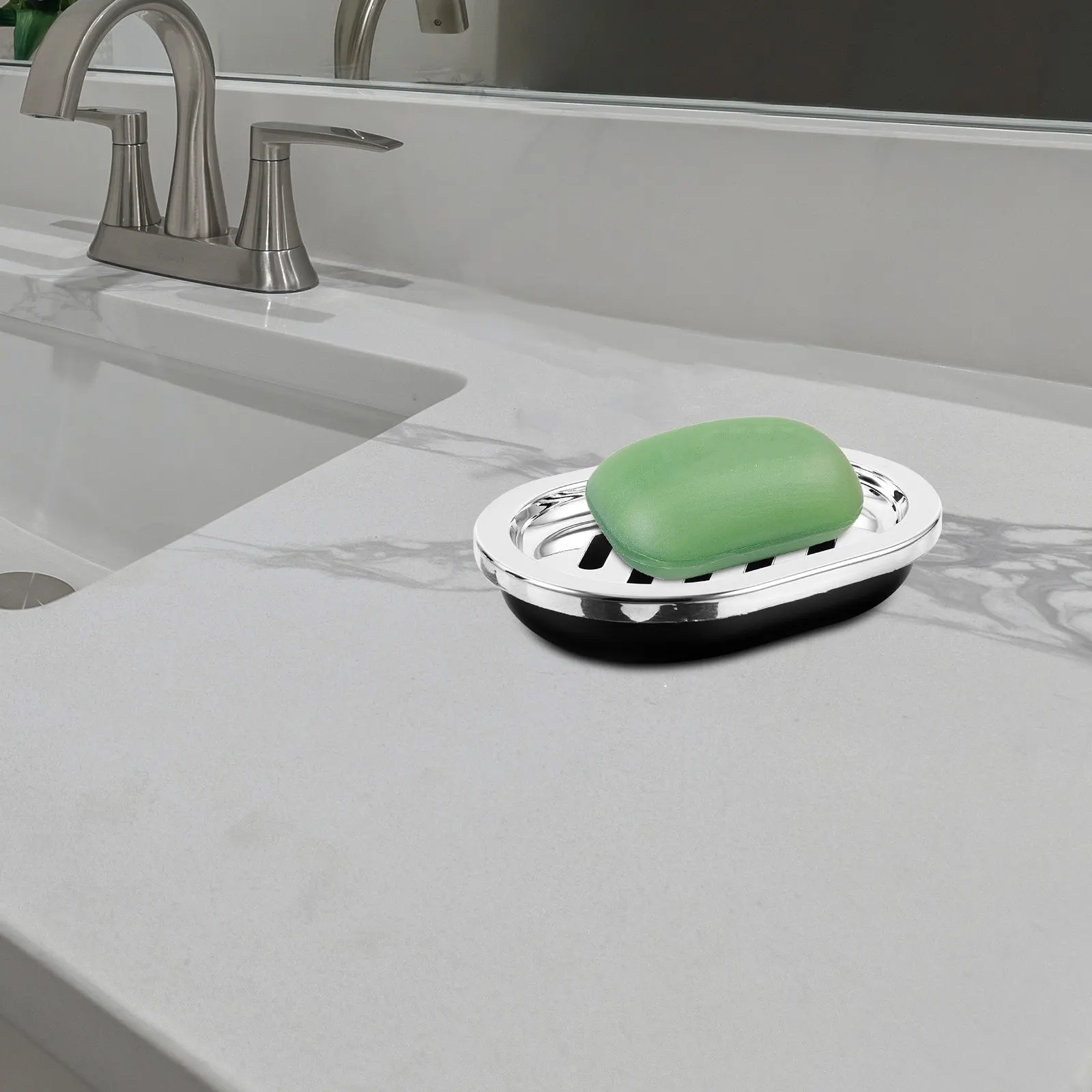 Набор аксессуаров для ванной комнаты из 6 предметов: пластиковый современный органайзер, ершик для унитаза, мыльница, дозатор для лосьона, держатель для зубных щеток
Набор аксессуаров для ванной комнаты из 6 предметов: пластиковый современный органайзер, ершик для унитаза, мыльница, дозатор для лосьона, держатель для зубных щеток