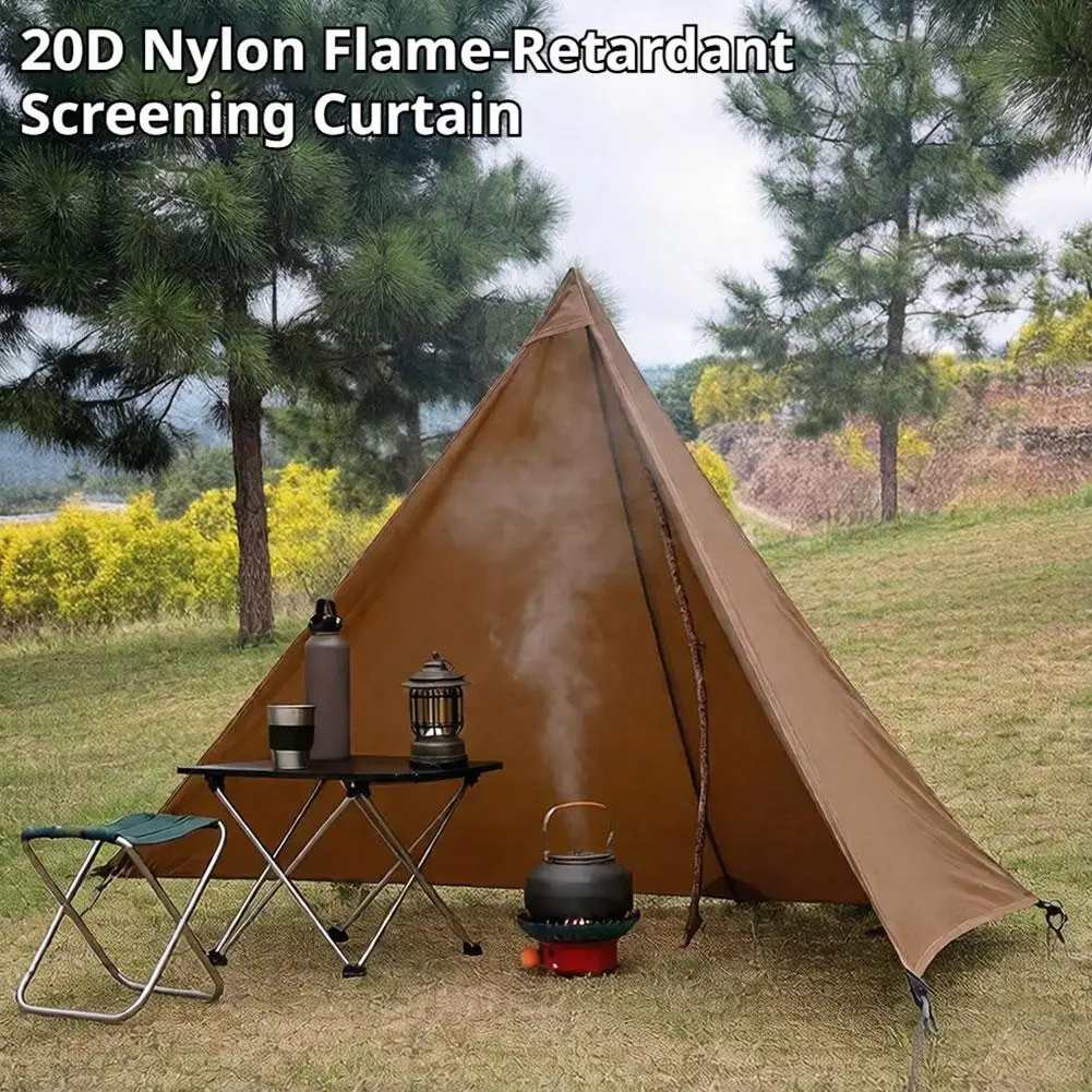 0.2kg Ultra-Light 20D Nylon Fire Retardant Wind Screen, Camping Bonfire Windshield Tent with Ground Stakes & Trekking Pole
0.2kg Ultra-Light 20D Nylon Fire Retardant Wind Screen, Camping Bonfire Windshield Tent with Ground Stakes & Trekking Pole