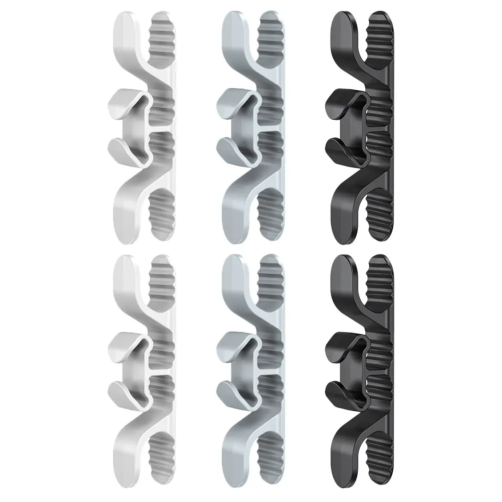 6 pcs Power Cord Organizer with White Gray Black Hooks for Kitchen Appliances Storage Electrical Cable Wire Keeper
6 pcs Power Cord Organizer with White Gray Black Hooks for Kitchen Appliances Storage Electrical Cable Wire Keeper