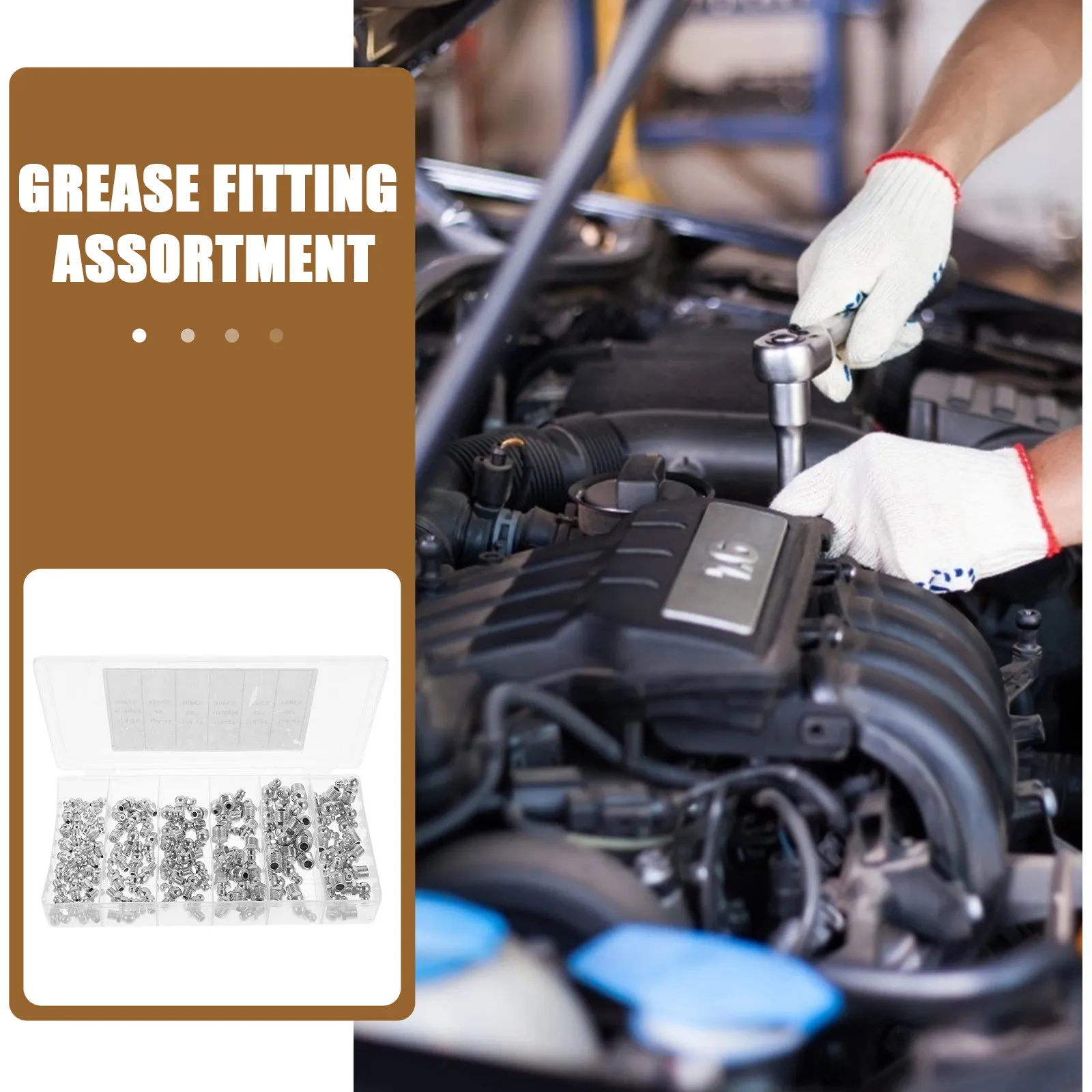 220Pcs Grease Fitting Assortment Set Rust Resistant Hydraulic Nipples Straight Angled 45 90 Degree Oil Joints Collection
220Pcs Grease Fitting Assortment Set Rust Resistant Hydraulic Nipples Straight Angled 45 90 Degree Oil Joints Collection