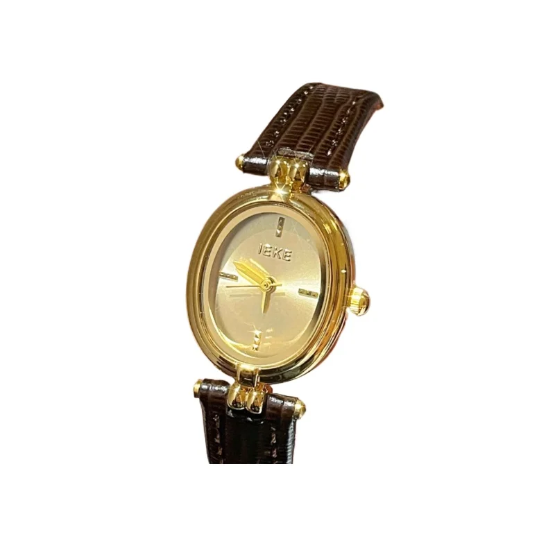 Oval small dial watch women's retro niche light luxury belt exquisite small women's watch
Oval small dial watch women's retro niche light luxury belt exquisite small women's watch