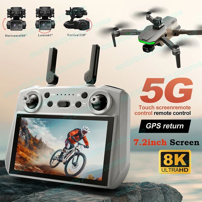 Новый S155 Pro Max GPS Дрон 5G Профессиональная 8K HD камера Аэрофотосъемка 3-Aixs-Gimbal Load 500 г 7,2-дюймовый экран Квадротор Дрон
Новый S155 Pro Max GPS Дрон 5G Профессиональная 8K HD камера Аэрофотосъемка 3-Aixs-Gimbal Load 500 г 7,2-дюймовый экран Квадротор Дрон