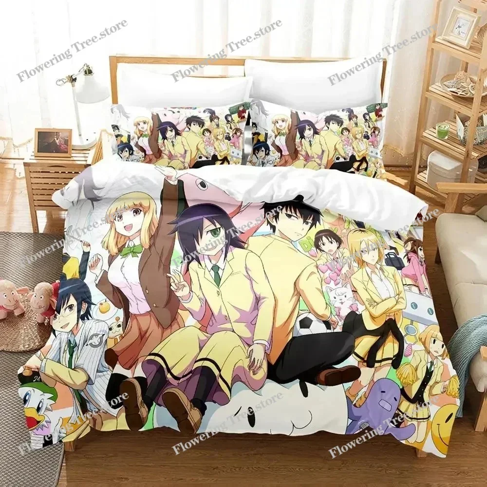 Anime Tomoko Kuroki WataMote Bedding Set Duvet Cover Bed Set Quilt Cover Pillowcase Comforter king Queen Size Boys Adult029963
Anime Tomoko Kuroki WataMote Bedding Set Duvet Cover Bed Set Quilt Cover Pillowcase Comforter king Queen Size Boys Adult029963