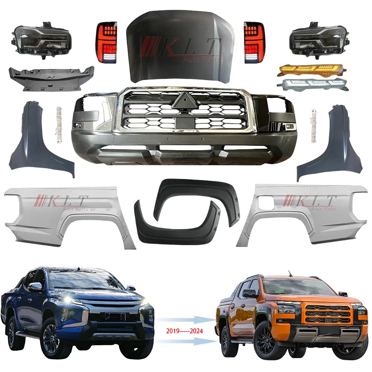 For Mitsubishi Triton L200 2019 Upgrades to 2024 Body Kit for Best-selling Car Bumper Accessory Body Kit
For Mitsubishi Triton L200 2019 Upgrades to 2024 Body Kit for Best-selling Car Bumper Accessory Body Kit