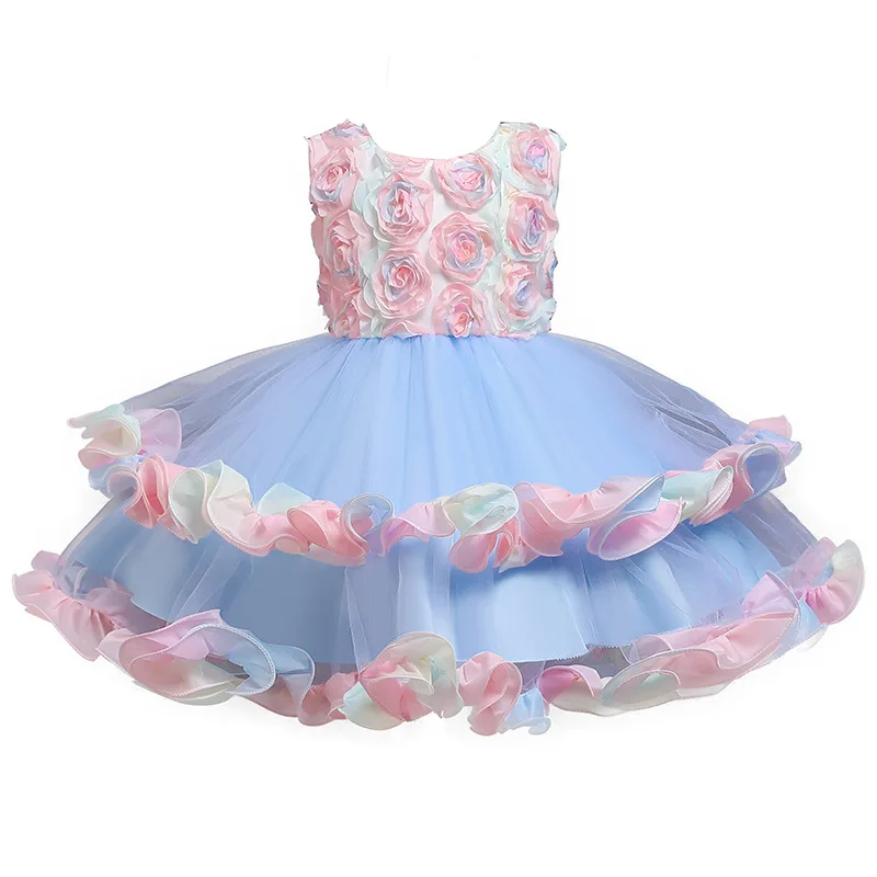 Kids Birthday Party Flower Girls for Wedding Elegant Festive Ball Gown Dresses 2 to 10 Years Children Pink Tulle Rainbow Clothes
Kids Birthday Party Flower Girls for Wedding Elegant Festive Ball Gown Dresses 2 to 10 Years Children Pink Tulle Rainbow Clothes