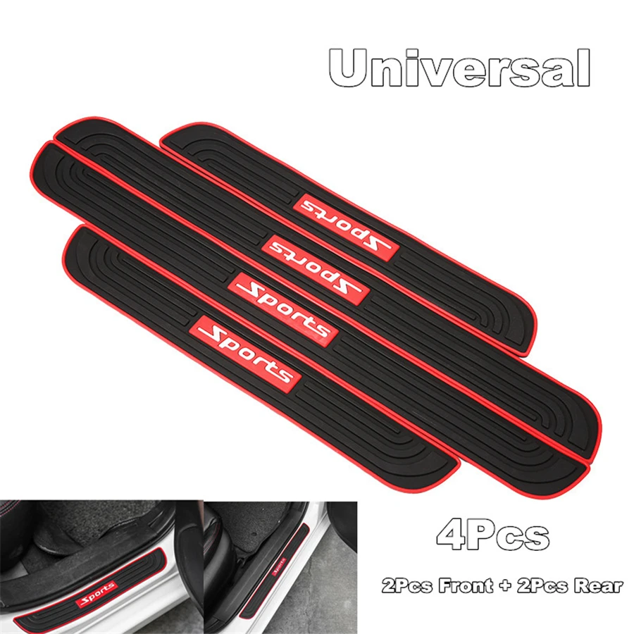 4pcs Rubber Car Door Pedal Non-slip Pad Cover Sport Style+1 Pcs Bumper Corner Protector
4pcs Rubber Car Door Pedal Non-slip Pad Cover Sport Style+1 Pcs Bumper Corner Protector