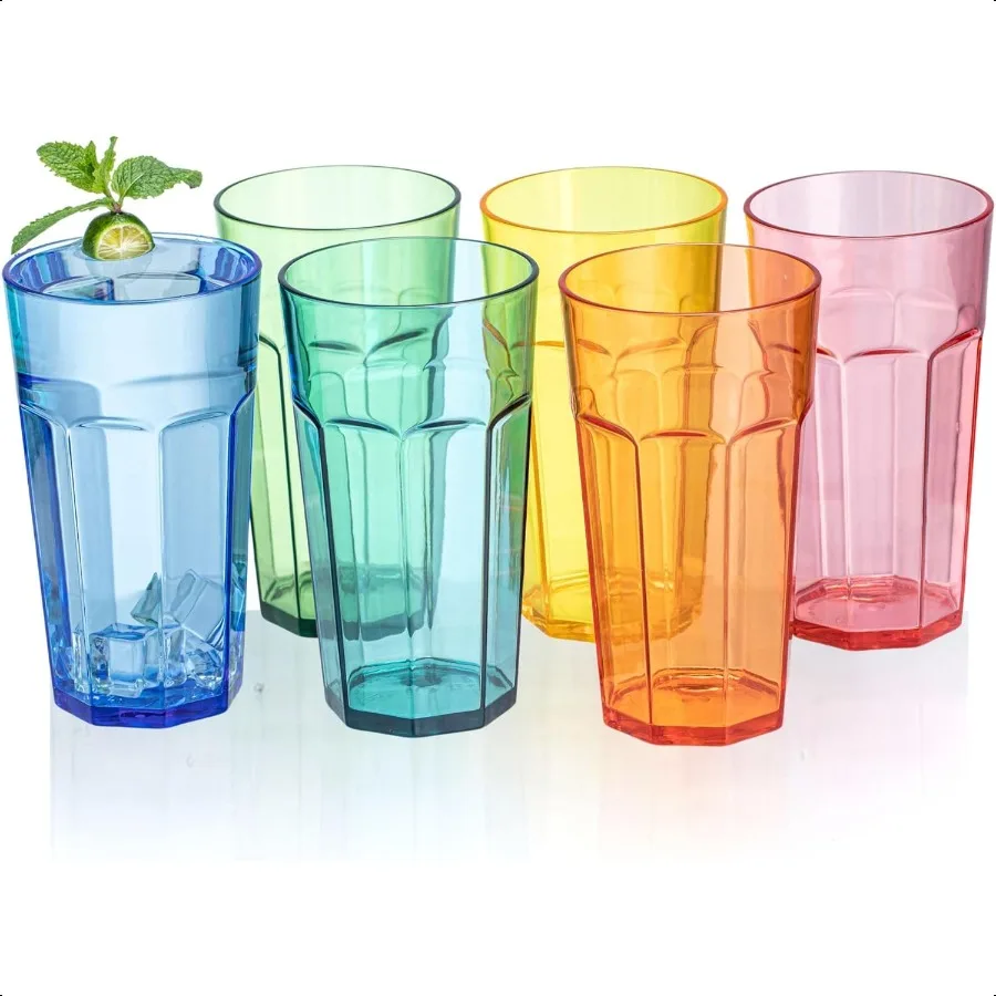 22oz Acrylic Glasses Drinkware Octagonal ShatterProof Plastic Cups Reusable Plastic Drinking Tumblers Stackable BPAFree Dishwas
22oz Acrylic Glasses Drinkware Octagonal ShatterProof Plastic Cups Reusable Plastic Drinking Tumblers Stackable BPAFree Dishwas
