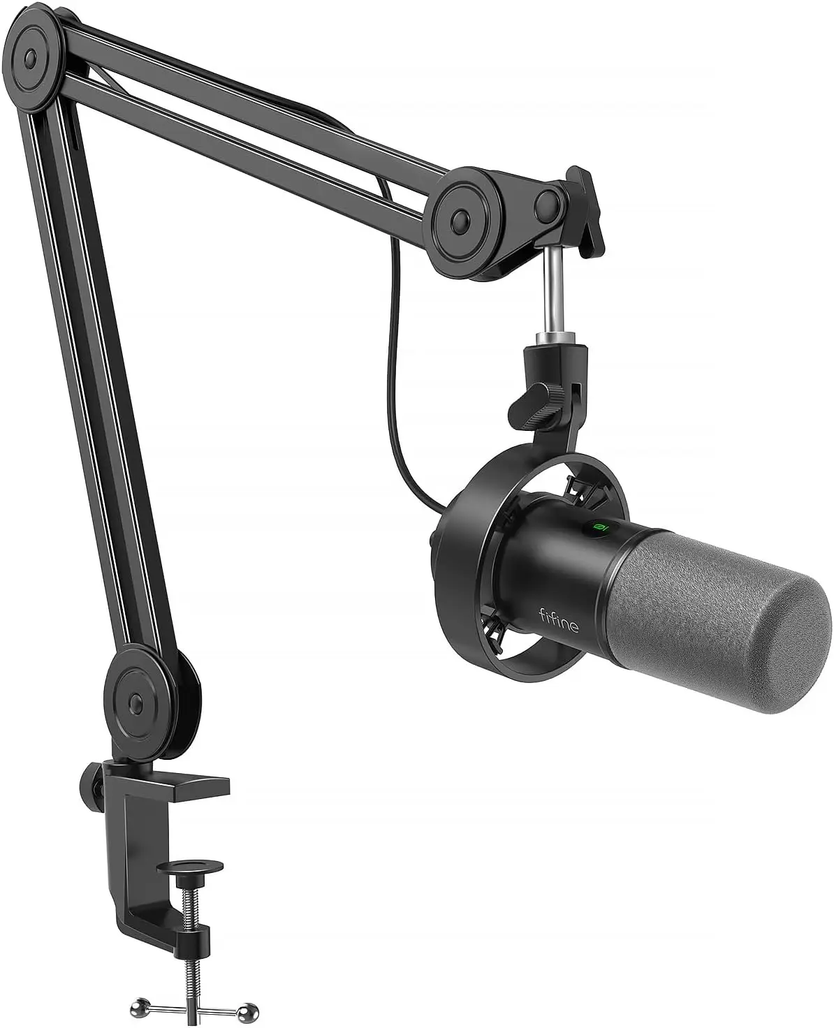 Dynamic Podcast Microphone Set with Boom Arm, XLR/USB Studio Mic for Recording and Streaming, Metal Mic with Mute Tap
Dynamic Podcast Microphone Set with Boom Arm, XLR/USB Studio Mic for Recording and Streaming, Metal Mic with Mute Tap